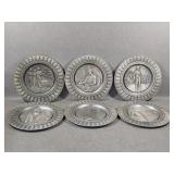 International Silver Presidential Pewter Plates