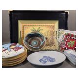 Wooden Serving Trays, Holiday Platters, ++