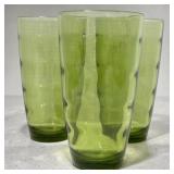 Three VTG Green Glasses