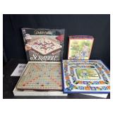 2 BOARD GAMES SCRABBLE DELUXE EDITION W/ ROTATING