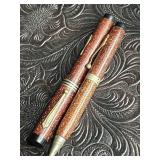 VINTAGE USA MADE FOUNTAIN PEN & PENCIL SET W/