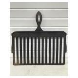 VINTAGE CAST IRON HAND HELD BROILER, GRILL, STEAK