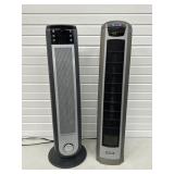 2 Lasko Tower Oscillating Space Heaters , Tested