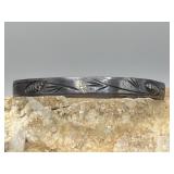 Stuart NYE Hand-Wrought Sterling Silver Bangle