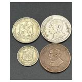 4 VINTAGE COINS WILLIAM McKINLEY PRESIDENTIAL