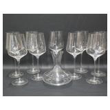 Wine Entusiast Bordeaux Stems w/ Tiffany Decanter