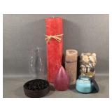 Lot of Large Artisan Candles +