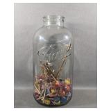 Large Ball Ideal 4 Gallon Jar w/ Tinkertoys