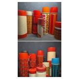 Vintage Thermos Lot, Dunkin Donuts , Aladdin &