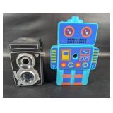 Novelty Robot & Camera Pencil Sharpeners