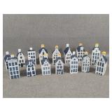 KLM Porcelain Blue Delft Small Liquor Bottles