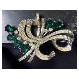 Rare DeWees Sterling Brooch Vintage Costume