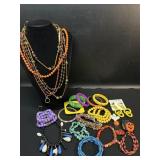 Colorful Costume Beaded Jewelry , Halloween +