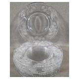 10 Tiffin Fuchsia Dessert Plates