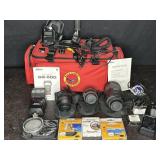 NIKON CAMERA LENSES, FILTERS, FLASH, CHARGERS &