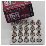 20- ROUNDS 40 S&W 170 GRAIN WINCHESTER AMMUNITION