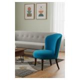 Vintage / Mid-Century Blue Slipper Chair