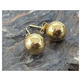 14k Yellow Gold Earrings 2.4g
