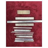 METAL KEY STOCK ALL SIZES W/ CHUNK OF BRASS