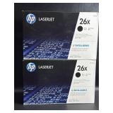2 New HP Laser JetHigh Volume Print Cartridges