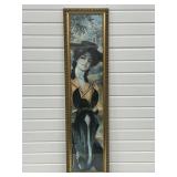 Framed Art Print of Lady Rider & Horse