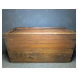 Large Amish Slide-Lid Wood Utility Till Box