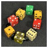 Vintage Lucite & Bakelite Dice Bracelet