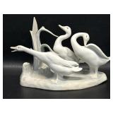 Vintage Lladro Figure #4549 "Geese Group" 3 Ducks
