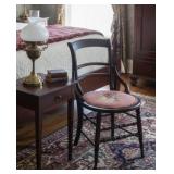 Antique Needlepoint Seat Side Chair