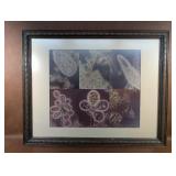 Vintage Framed Educational Collage Featuring