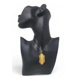 18k 22/24k Gold Necklace Egyptian African Motif