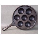 Griswold No 32 Cast Iron Aebleskiver Pan 962