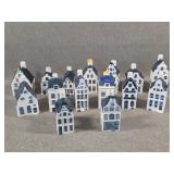 KLM Porcelain Blue Delft Small Liquor Bottles
