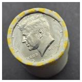 ROLL OF 2021 D GEMBU KENNEDY HALF DOLLARS