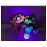 UV Reactive Vintage Large Lucite Grape Grapes