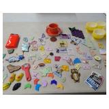 Fiesta Ware Cup & Saucer, Refrigerator Magnets ,