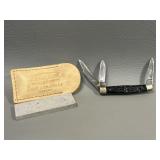 Camillus 76 Pocket Knife & Soft Arkansas Stone