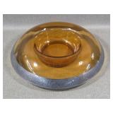 Silver Trimmed Cambridge Rolled Console Bowl