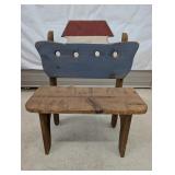 Wood Childs Bench