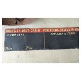 Vintage Metal Feed / Grain Store Sign ï¿½ ï¿½Bring In