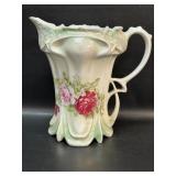 Ornate Victoria Austria Porcelain Pitcher
