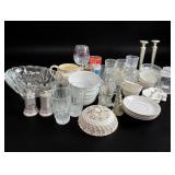 Lot of Glassware / 0Pottery/ ++