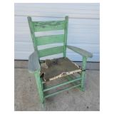 Rustic Weathered Rocking Chair