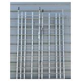 6 FT. ALUMINUM RAMPS W/ REPAIRS, A LITTLE BOW &