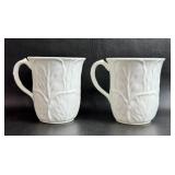 2 WedgeWood Coalport Mugs Countryware w/ Brown