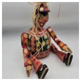 Wooden Pinocchio Jointed Puppet Coin Bank