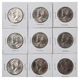 9 BU! 2006 D Kennedy Half Dollars