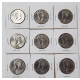9 BU! 2006 P Kennedy Half Dollars