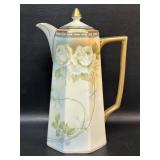 Antique Porcelain Coffee / Chocolate Pot