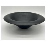 Art Deco Tiffin Black Satin Glass Console Bowl
